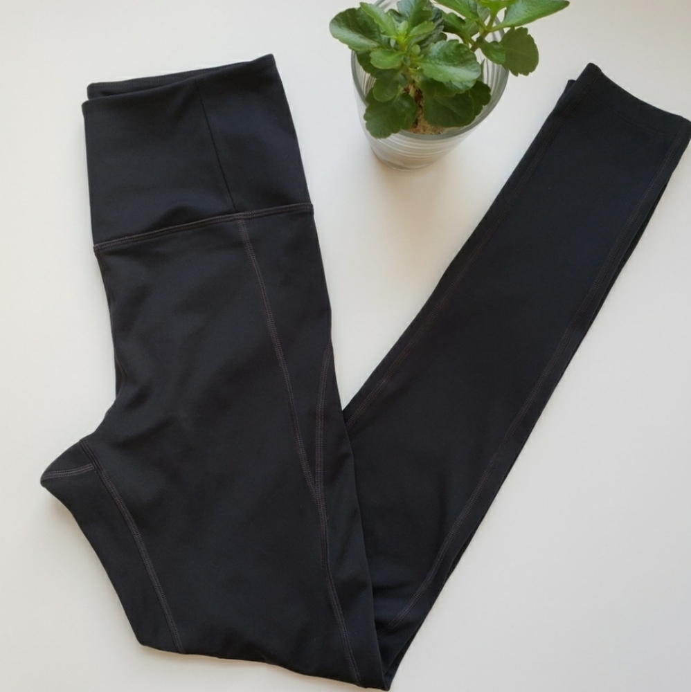 Girlfriend collective high rise black leggings Medium
